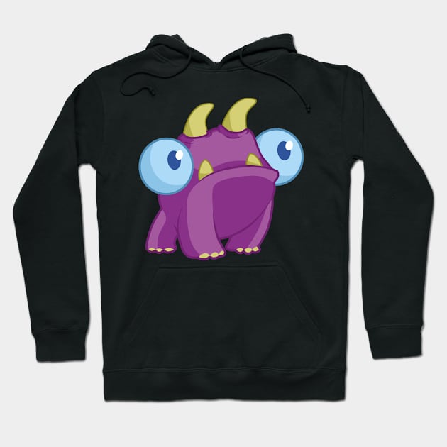 Purple Pete Hoodie by ericbdg